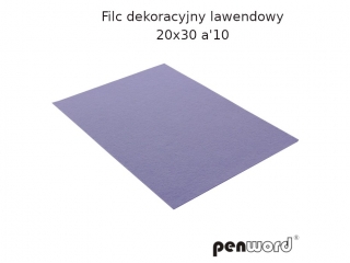 FILC DEKORACYJNY LAWENDOWY 20X30 a10 YF632