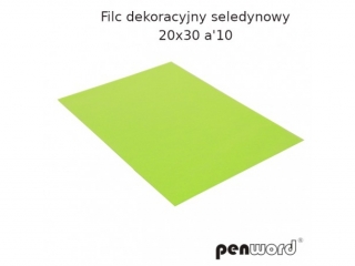 FILC DEKORACYJNY SELEDYNOWY 20X30 a10 YF642