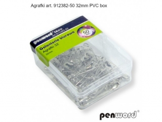 AGRAFKI ART.912382-50 32mm PVC BOX