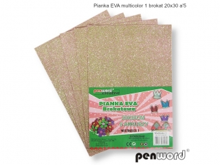 PIANKA EVA MULTICOLOR .1 BROKAT 20X30 a5