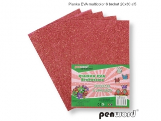 PIANKA EVA MULTICOLOR .6 BROKAT 20X30 a5