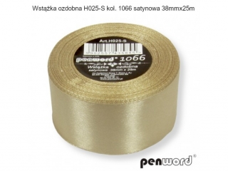 WSTKA OZDOBNA H025-S KOL. 1066 SATYNOWA38mmx25m