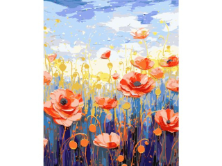 MALOWANIE PO NUMERACH PODOBRAZIE 40X50 CM NIKI4 MAKI