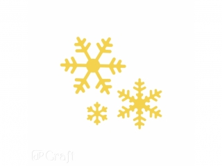 DZIURKACZ OZDOBNY 7, 5 CM ŚNIEŻYNKI