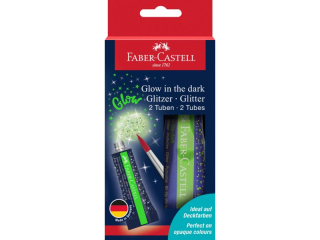BROKAT W ŻELU ŚWIECĄCY W CIEMNOŚCI 12 ML. 2 SZT. OP. KARTONOWE FABER-CASTELL