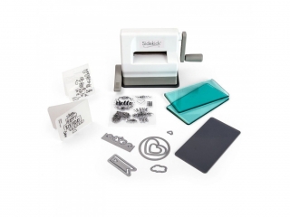MASZYNA TNĄCO - WYTŁACZAJĄCA - SIZZIX SIDEKICK (WHITE x GREY) - ZESTAW STARTOWY