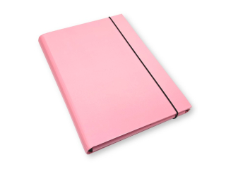 TECZKA A4 SKRZYD�OWA 3, 5cm PASTELOWY RӯOWY A4-3, 5 PPK [opakowanie=12szt] (SZPSH)