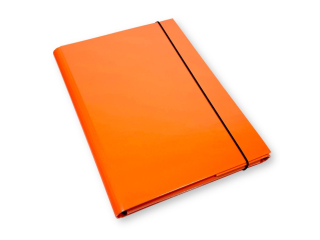 TECZKA A4 SKRZYD�OWA 3, 5cm POMARA�CZOWA A4-3, 5 OR [opakowanie=12szt] (SZPSH)