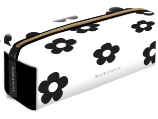 PI�RNIK KOSMETYCZKA / BLACKxWHITE - KWIATY