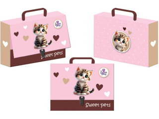 TECZKA Z R�CZK� - WALIZECZKA / THE SWEET PETS - KOT