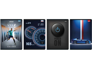 ZESZYT A5/60k. Linia / NO NAME - CH�OPIEC [opakowanie=5szt]