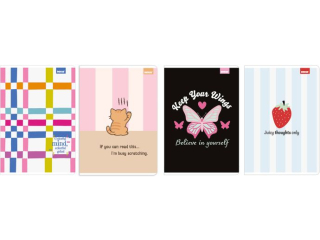 ZESZYT A5/60k. Linia / NO NAME - DZIEWCZYNKA [opakowanie=5szt]