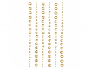 PEREKI SAMOPRZYLEPNE MIX, 120 SZT. GOLD [opakowanie=5szt]