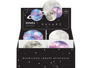 INT Gumka do cierania GALAXY 20szt. [opakowanie=20szt]