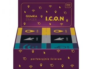 INT Gumka do cierania ICON 24szt. [opakowanie=24szt]