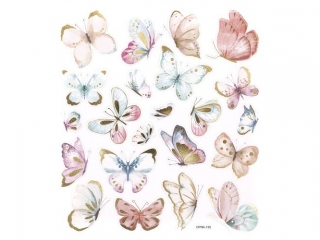 NAKLEJKI - BOHO BUTTERFLIES, 22 SZT. [opakowanie=5szt]