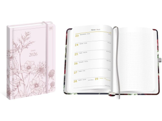 Kalendarz ksikowy B5 192Mat+UV Wildflowers 2026