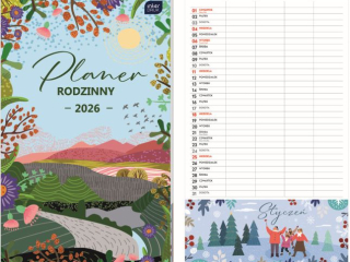 Kalendarz planszowy rodzinny 25x43 Razem 2026
