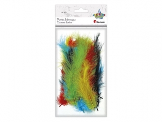 Pirka puch 11, 8-15cm 20szt. te, zielone, niebieskie, czerwone, czarne