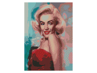 Mozaika diamentowa 5D 40x30cm MARYLIN MONROE pionowa