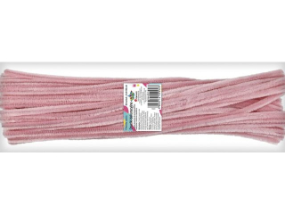 Druciki dekoracyjne 0, 6x30cm pastelowe rowe 50szt.