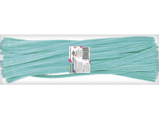 Druciki dekoracyjne 0, 6x30cm turkusowe jasne 50szt.
