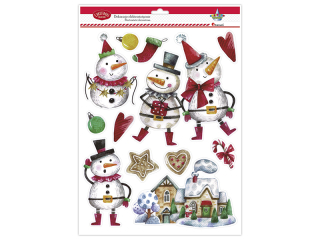 Dekoracje elektrostatyczne bawanki 12szt.