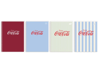 Koozeszyt A6 80# Soft Touch Coca Cola [opakowanie=10szt]