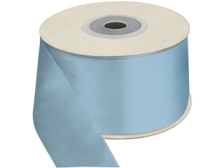 Wst��ka satynowa 38mm/25m jasnomglistoniebieska