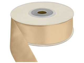 Wst��ka satynowa 25mm/25m brzoskwiniowa