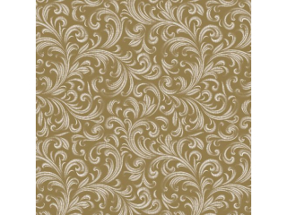 Serwetki POL-MAK Maki coctail 25cm 20szt. - Wallpaper Ornament Gold  CLOG054701 [opakowanie=12szt]