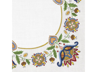 Serwetki POL-MAK Maki Lunch 33cm 20szt. Wdzydzki Embroidery Folk SLOG057401 [opakowanie=12szt]