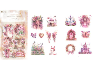 POYSKUJCE NAKLEJKI PET WRӯKI 6 ARKUSZY - PINK [opakowanie=6szt]