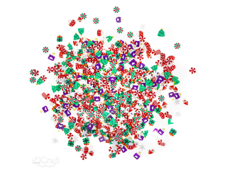 KONFETTI CHRISTMAS CANDY 1000 SZT. [opakowanie=6szt]