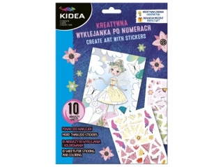 KREATYWNA WYKLEJANKA PO NUMERACH MAGICZNY ŚWIAT KIDEA
