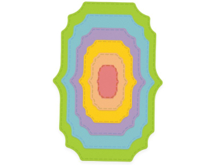 ZESTAW WYKROJNIK�W - FANTAZYJNE SZYLDY, 6 SZT. [opakowanie=6szt]