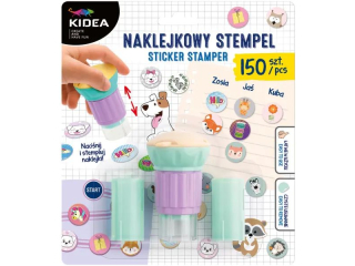 NAKLEJKOWY STEMPEL 150 SZT. KIDEA