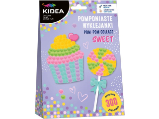 POMPONIASTE WYKLEJANKI SWEET KIDEA