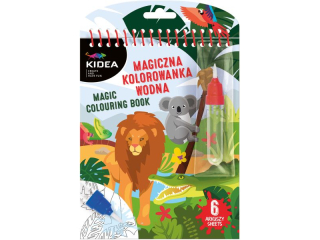 MAGICZNA WIELORAZOWA KOLOROWANKA WODNA M KIDEA (SAFARI)