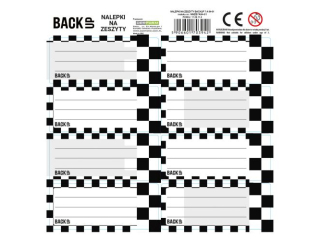 NALEPKI NA ZESZYTY BACKUP 7 A 94 [opakowanie=25szt]
