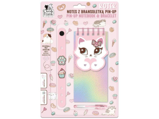 NOTES Z BRANSOLETK PIN-UP KOTEK