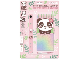 NOTES Z BRANSOLETKĄ PIN-UP PANDA