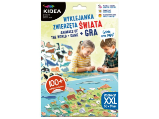 GDZIE ONE ŻYJĄ? ZWIERZĘTA ŚWIATA + GRA KIDEA