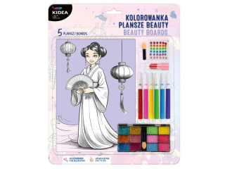 KOLOROWANKA PLANSZE BEAUTY KIDEA