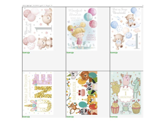 Laurka Lux Edition B6LUX 127x180 z kopert�  POL MAK Urodziny B6LUX_URRO_798 [opakowanie=10szt]