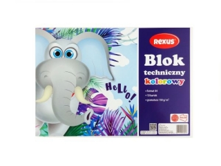 Blok techniczny A4 BEN kolor [opakowanie=10szt]