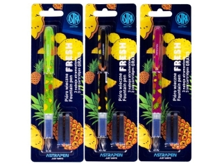 Piro wieczne modzieowe ASTRAPEN Fresh + 3 naboje atramentowe - 1+3 szt. blister [opakowanie=30szt]