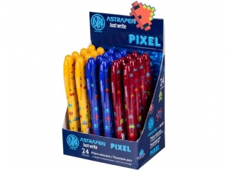 Piro wieczne modzieowe ASTRAPEN Pixel - 24 szt. display [opakowanie=24szt]