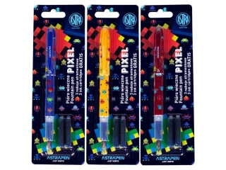 Piro wieczne modzieowe ASTRAPEN Pixel + 3 naboje atramentowe - 1+3 szt. blister [opakowanie=30szt]