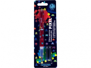 Piro wieczne modzieowe ASTRAPEN Pixel + 3 naboje atramentowe - 1+3 szt. blister [opakowanie=30szt]
